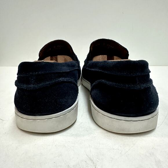 VERY GOOD Allen Edmonds Randolph Penny Loafer Sneaker Blue Suede Shoes 10.5 - Picture 4 of 10